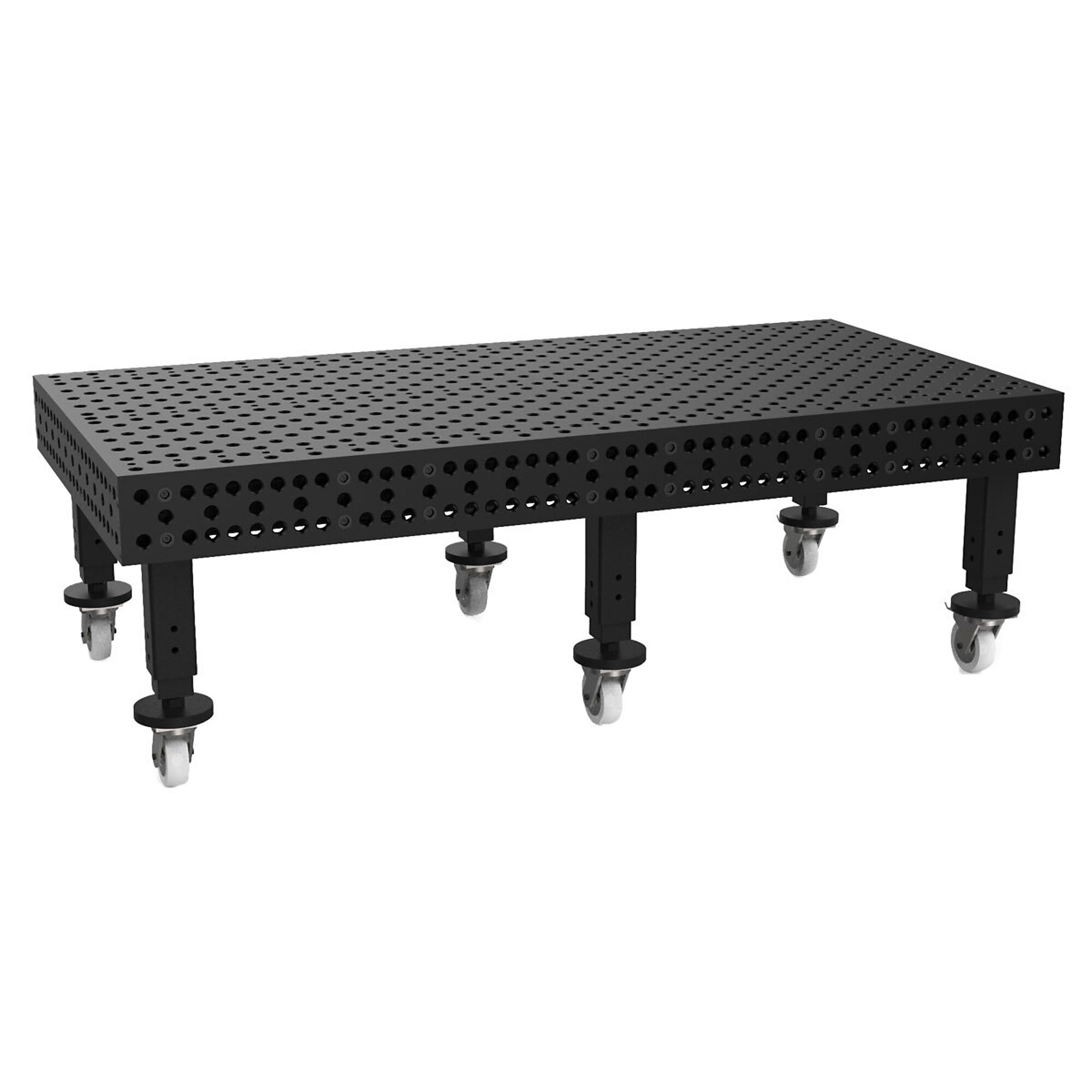 Strong Hand Tools Welding Table, Capacity 4800lb., 94in. x 47in., Model# T28-2412XQ-C1